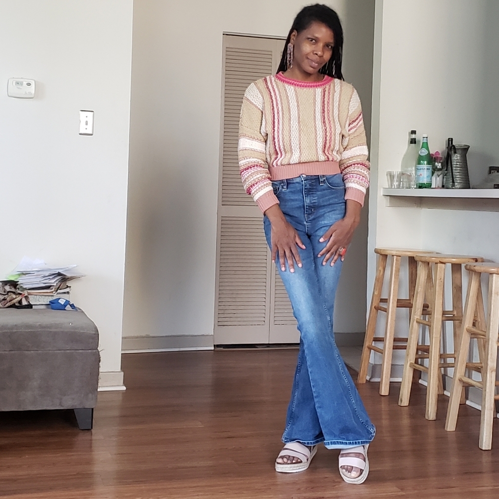 FREE PEOPLE "Sweet Child Combo" Sweater - Picture 7 of 16